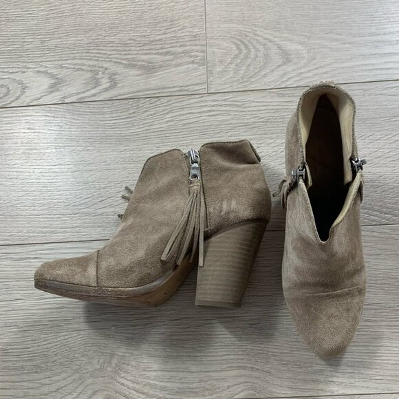 RAG & BONE Margot Side-zip Suede Ankle Boot - Picture 6 of 12